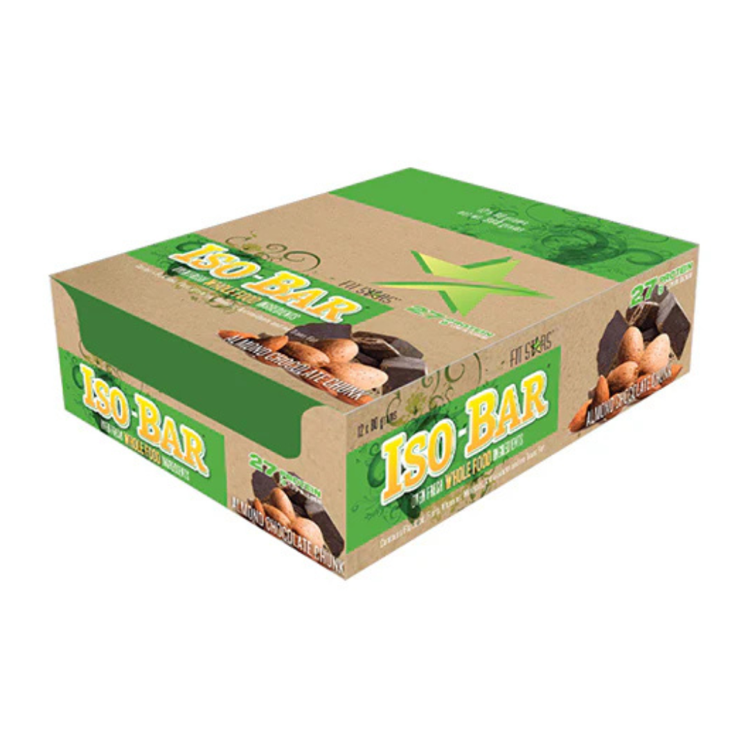Fit Stars - Iso-Bar (Box of 12) Almond Chocolate Chunk