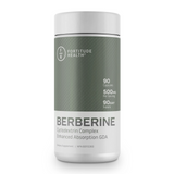 Fortitude Health Berberine 90 Capsules — front label bottle, cyclodextrin complex, 500 mg per serving