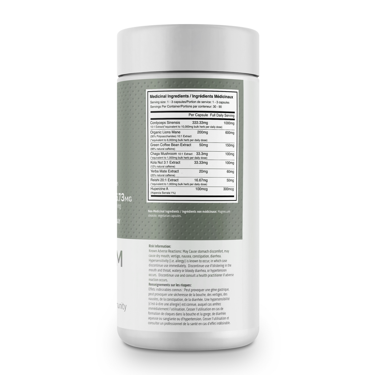 Fortitude Health Mushroom + Energy 90 Capsules