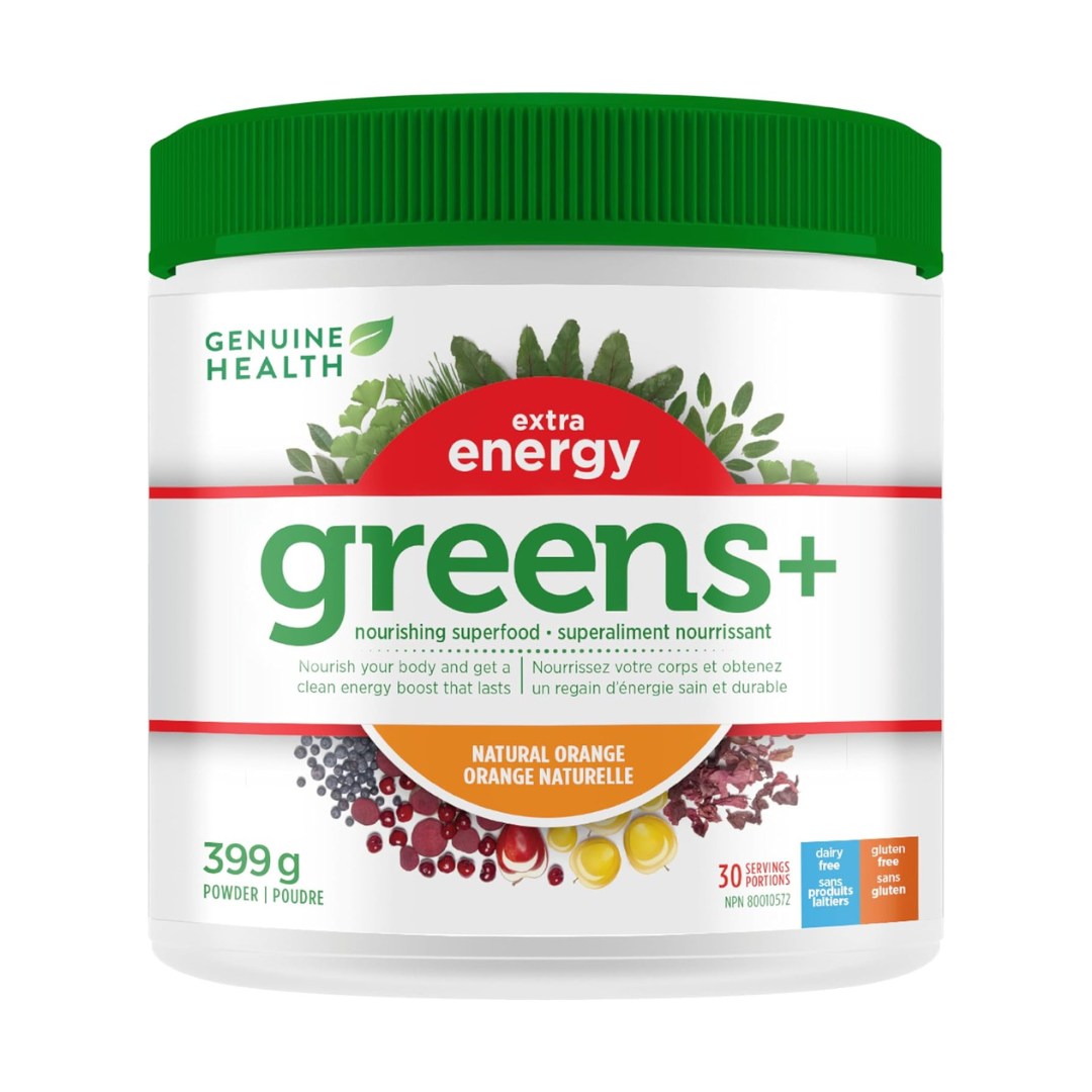 Genuine Health Greens+ Extra Energy 30 Servings