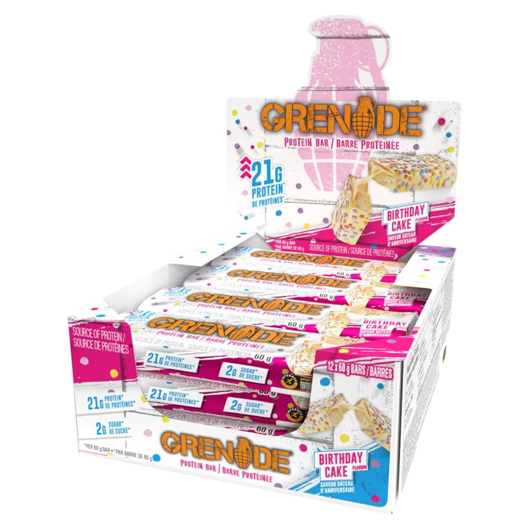Grenade – Carb Killa Protein Bar (Box of 12) Birthday Cake