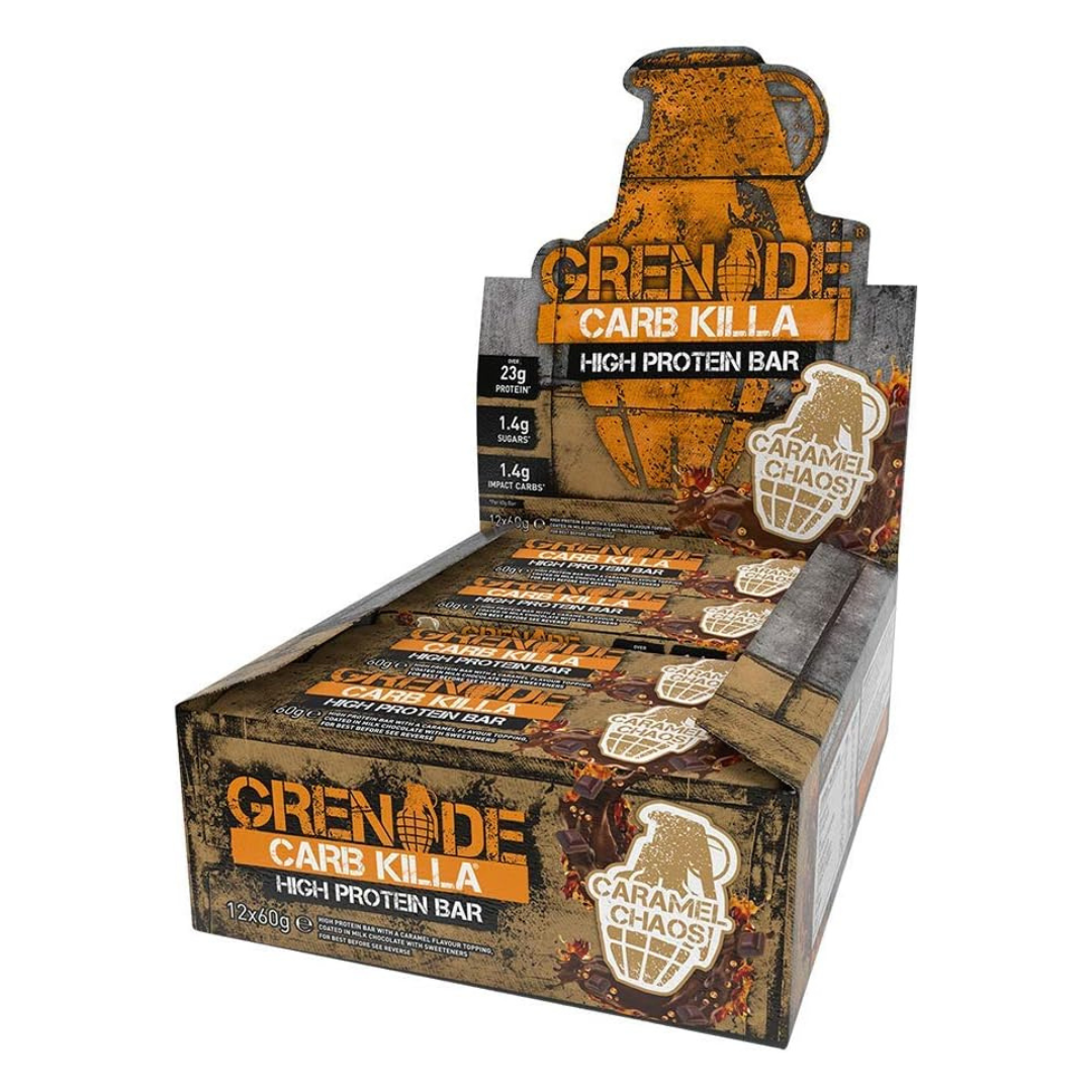 Grenade – Carb Killa Protein Bar (Box of 12) Caramel Chaos