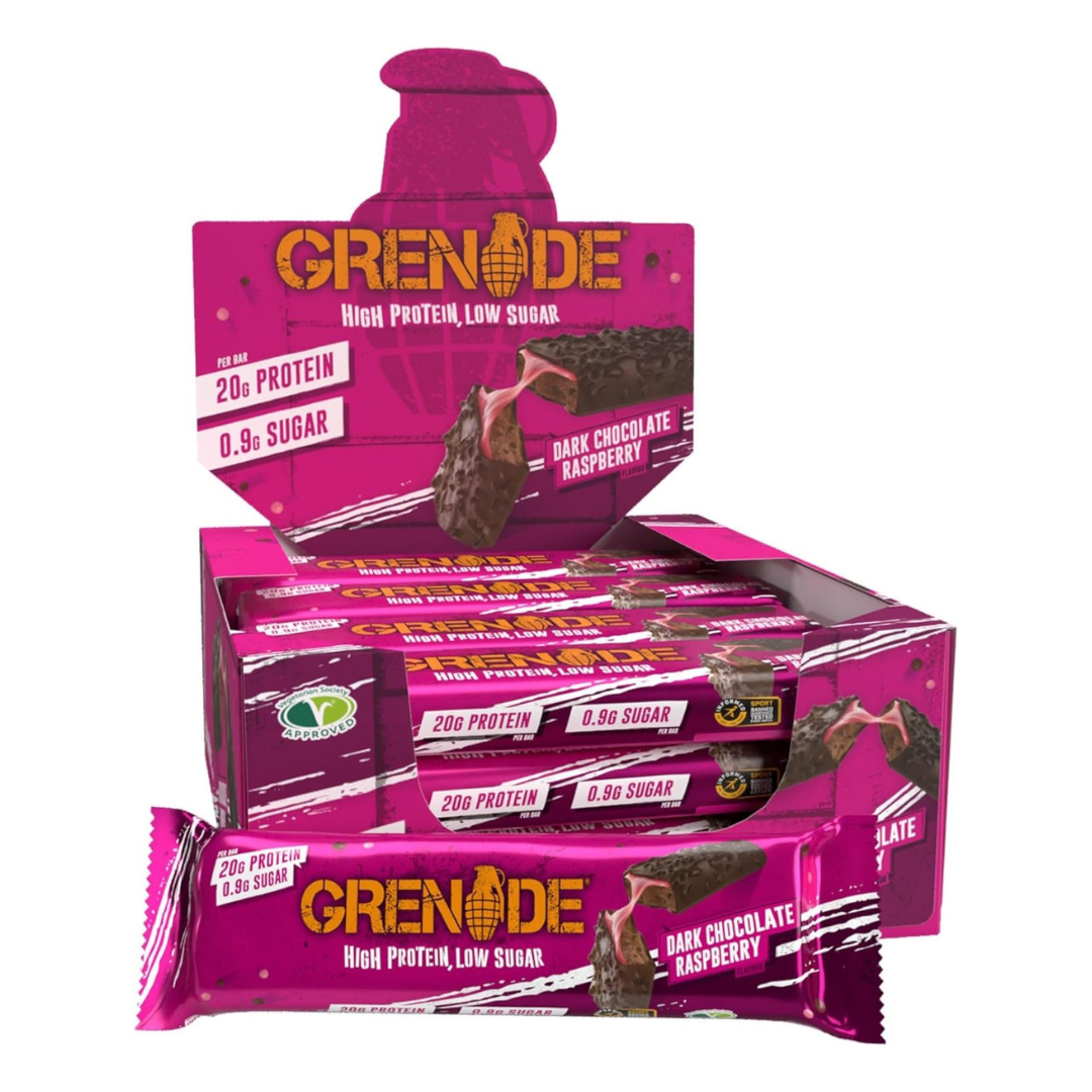 Grenade – Carb Killa Protein Bar (Box of 12) Dark Chocolate Raspberry