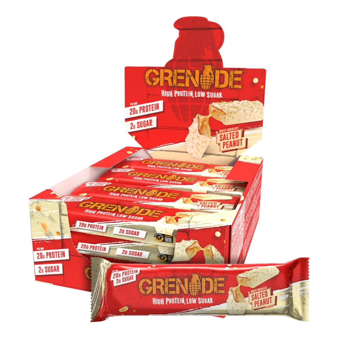 Grenade – Carb Killa Protein Bar (Box of 12) White Chocolate Salted Peanut