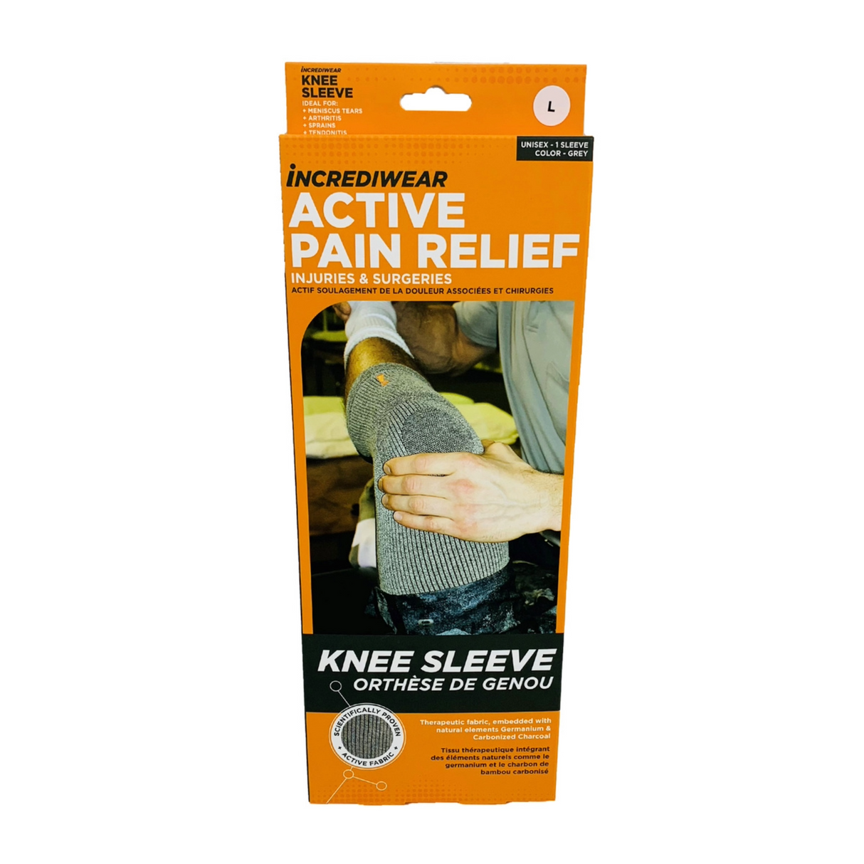 Incrediwear Grey Knee Sleeve