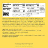 Barebells Soft Protein Bar — Nutrition Facts and ingredients panel, 1 bar (55 g), 200 calories, 16 g protein