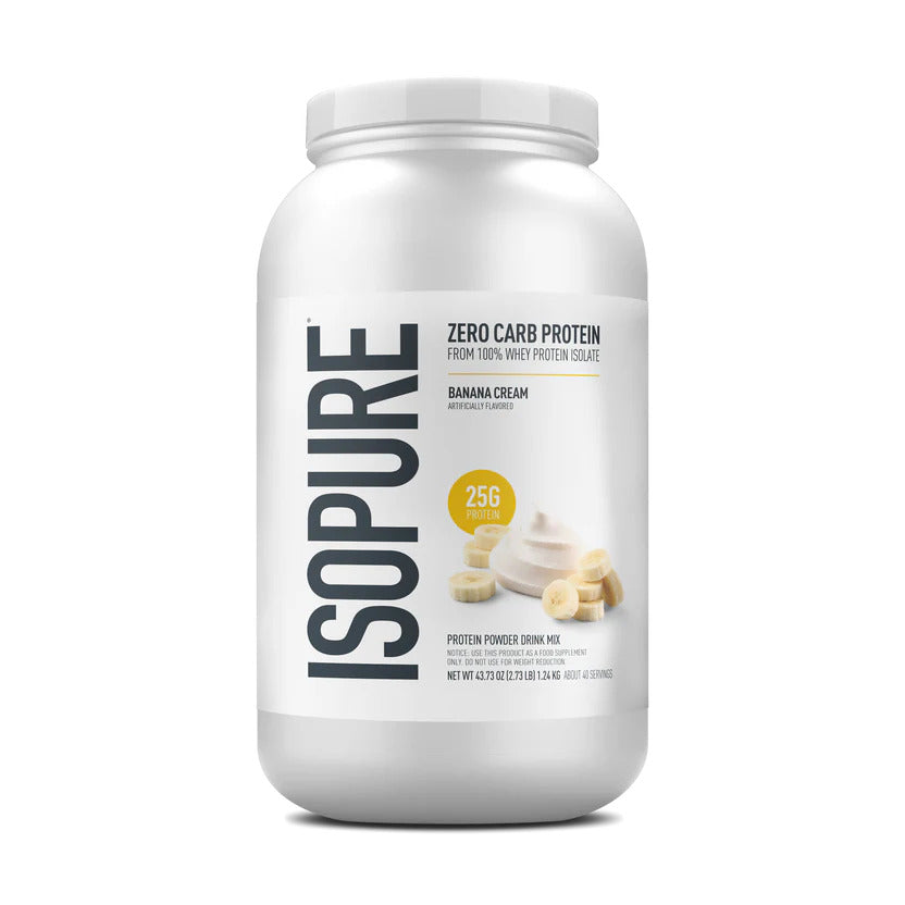 IsoPure Zero Carb Whey Isolate Protein 40 Servings