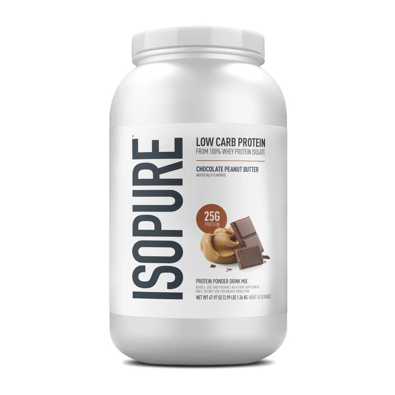 IsoPure Zero Carb Whey Isolate Protein 40 Servings
