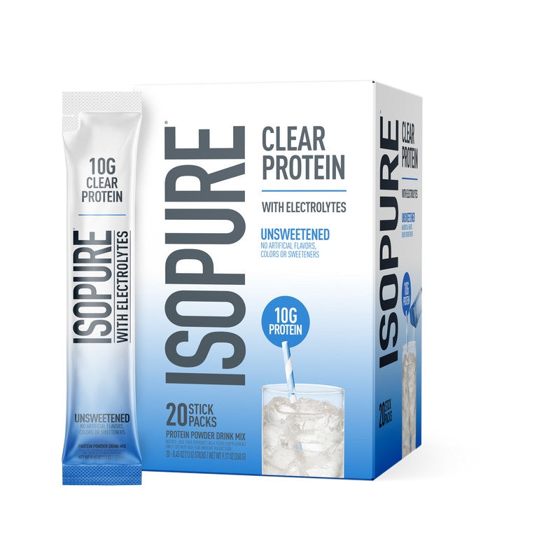 Isopure Clear Protein Stick Packs (Pack of 20)
