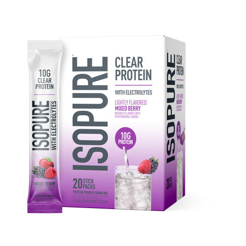 Isopure Clear Protein Stick Packs (Pack of 20)