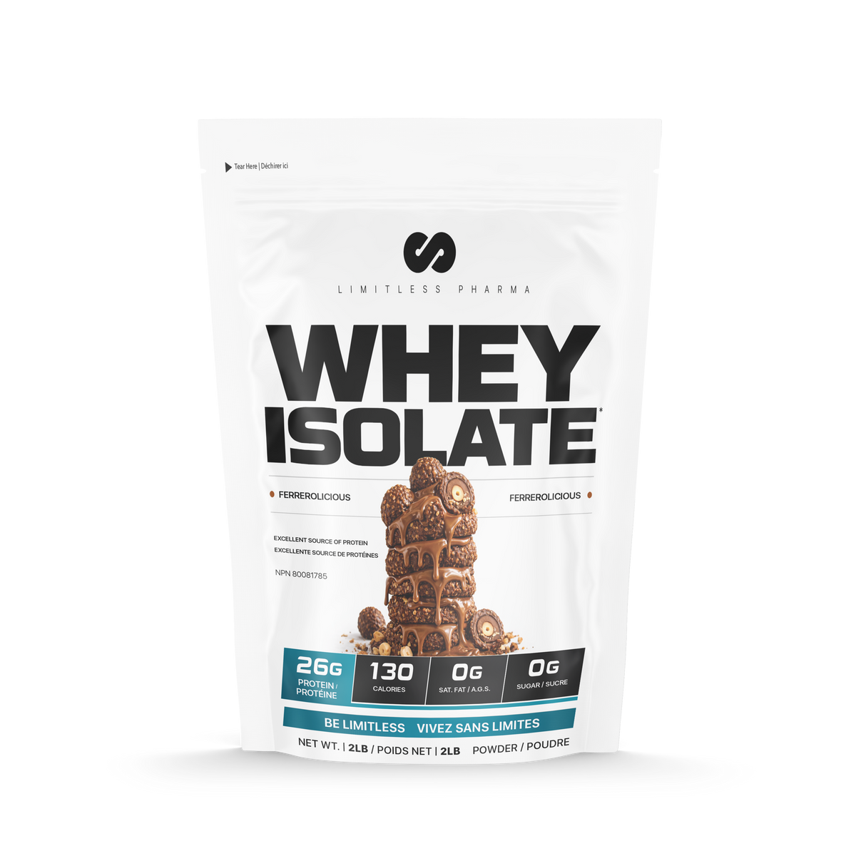 Limitless Pharma Whey Protein Isolate 2lbs