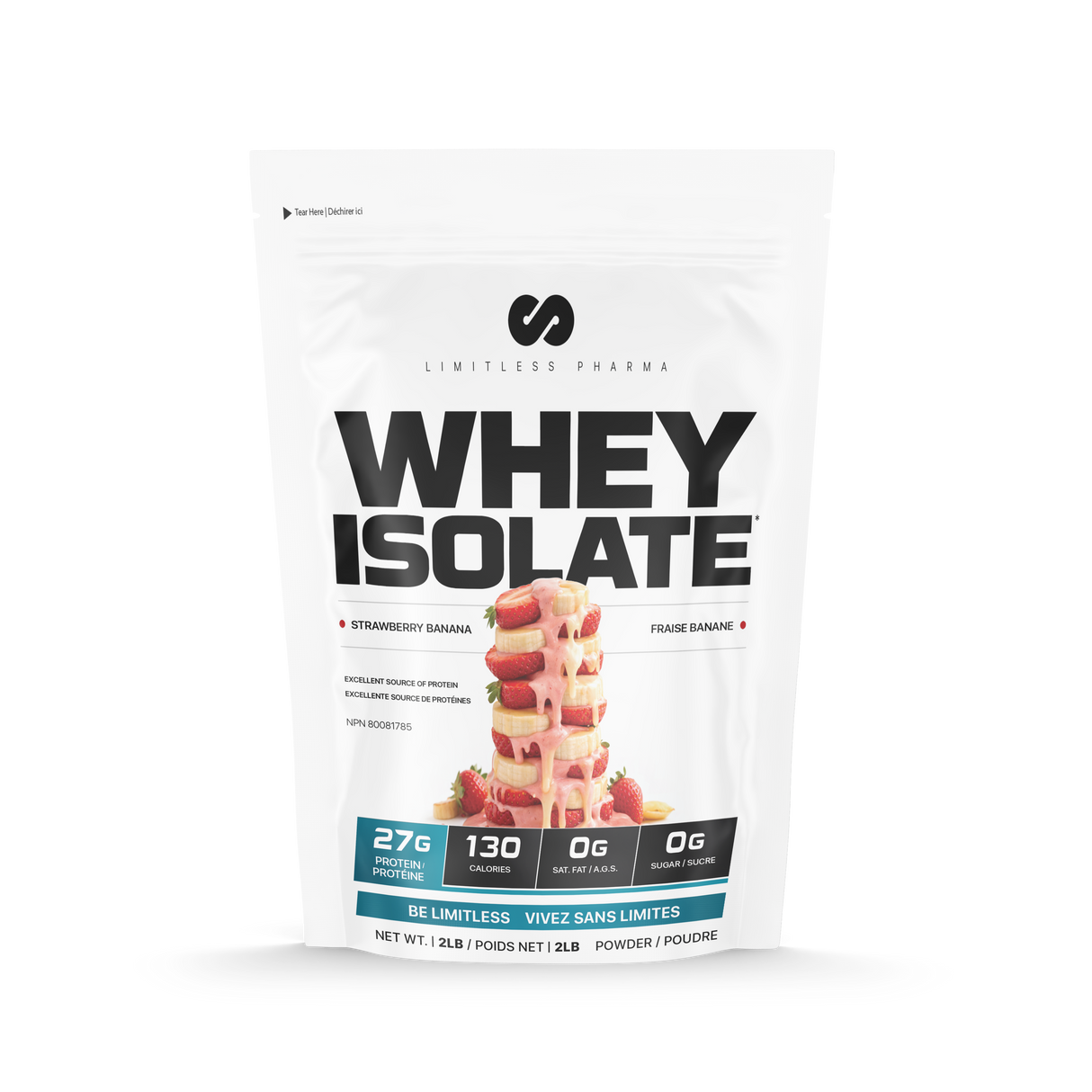 Limitless Pharma Whey Protein Isolate 2lbs