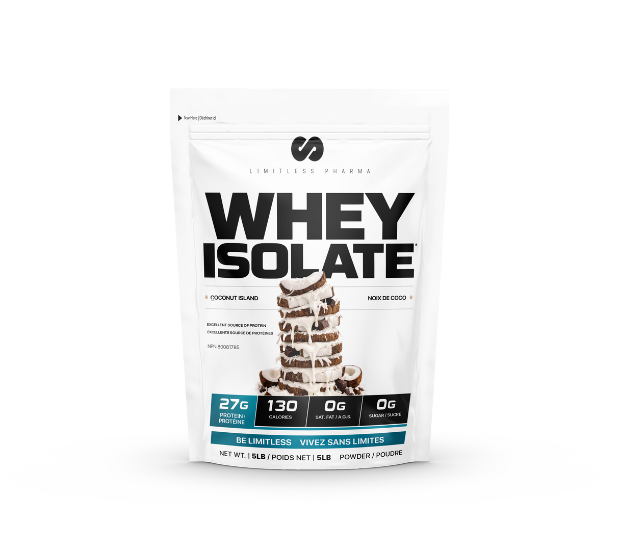 Limitless Pharma Whey Protein Isolate 5lbs