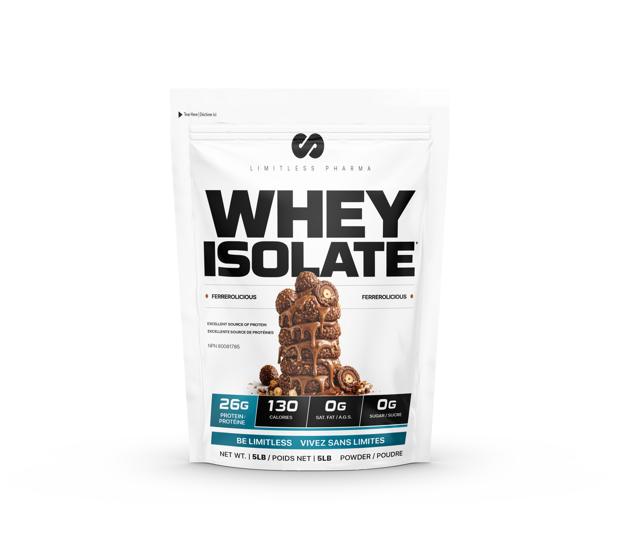 Limitless Pharma Whey Protein Isolate 5lbs
