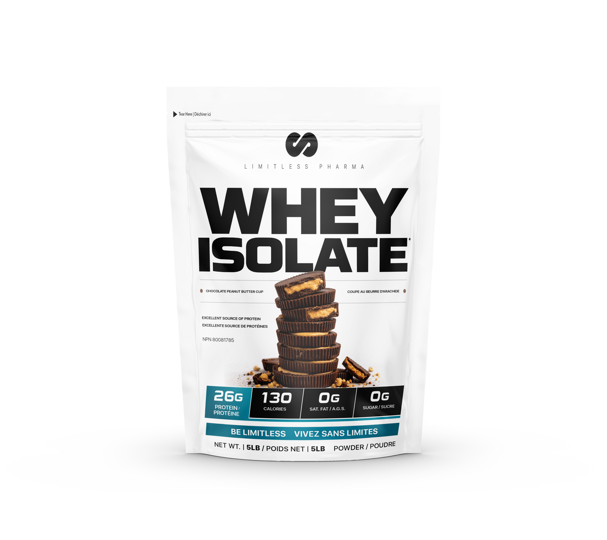 Limitless Pharma Whey Protein Isolate 5lbs