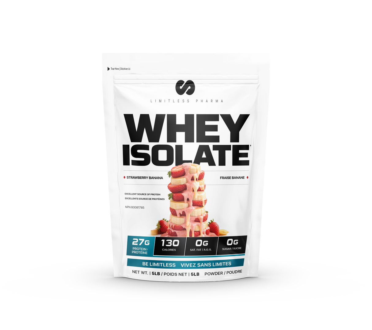 Limitless Pharma Whey Protein Isolate 5lbs