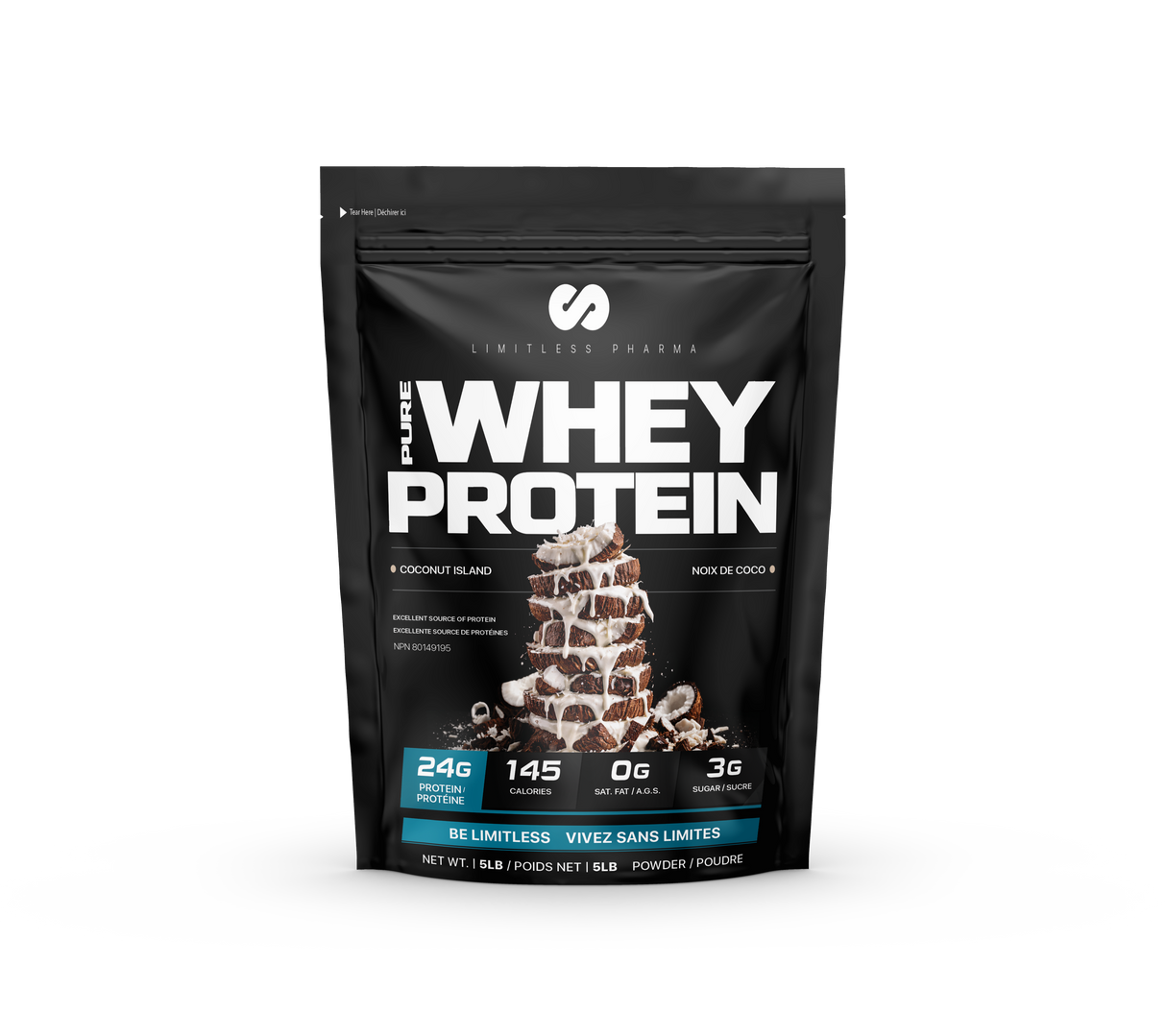 Limitless Pharma Whey Protein 5lbs