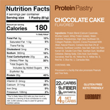 Legendary Foods Tasty Pastry - Chocolate Cake (Box of 10)