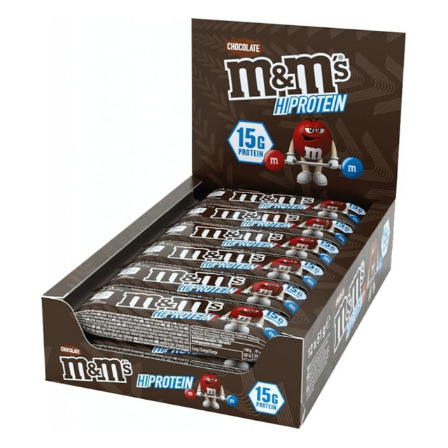 M&M Hi Protein Bar Box of 18
