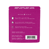 Matcha Ninja Ube Powder 30g, back with directions and ingredients panel