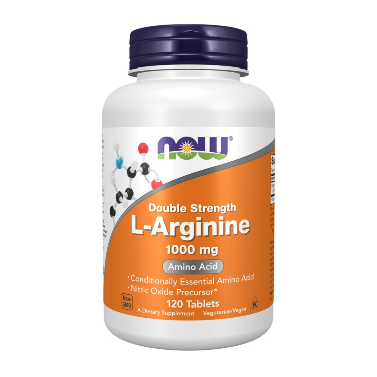 NOW Arginine, Double Strength 1000mg 120 Tablets