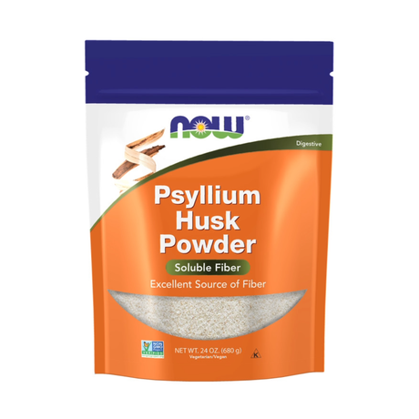 NOW Psyllium Husk Fiber Powder 680g — product photo