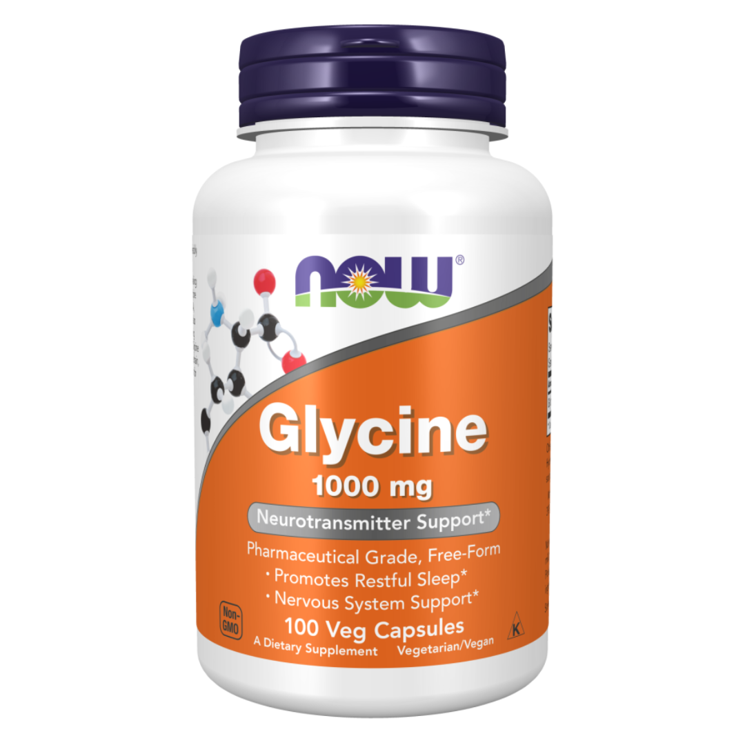 NOW Glycine 1000mg 100 capsules