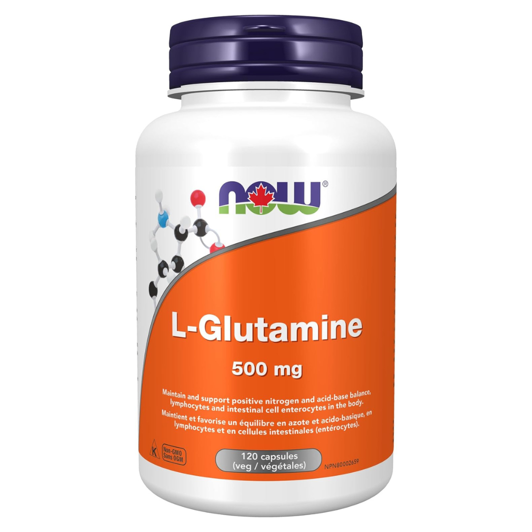 NOW L-Glutamine 500mg 120 Caps