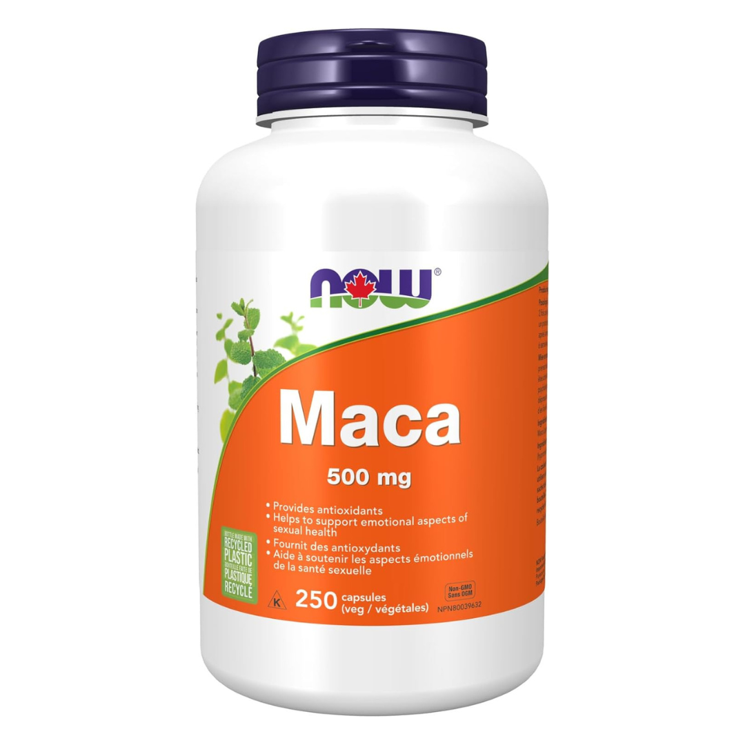 NOW Maca 500mg 250 Caps