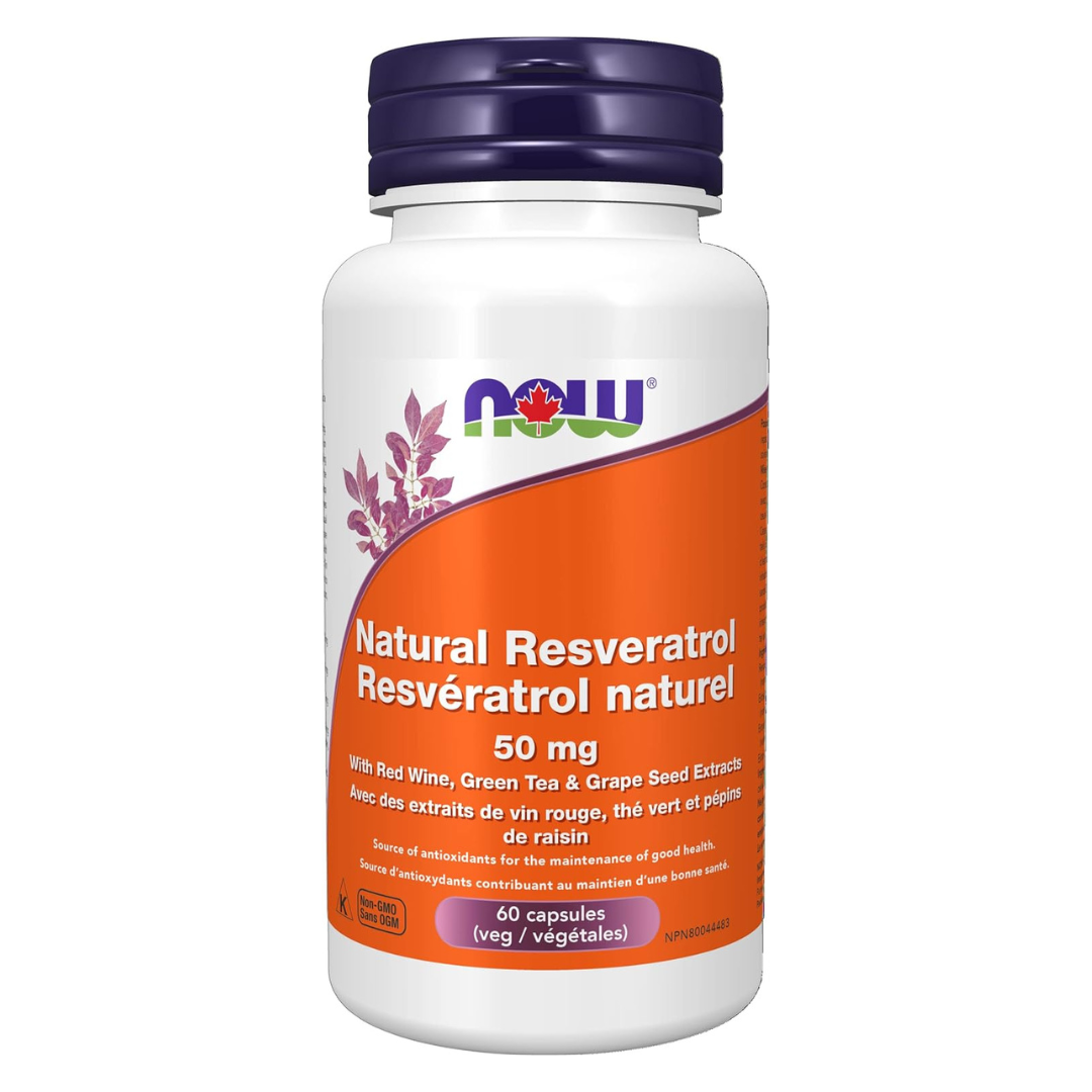 NOW Natural Resveratrol 60 Caps