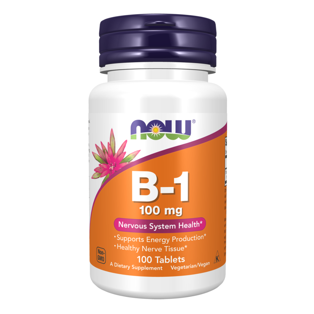 NOW Vitamin B-1 100 Tabs