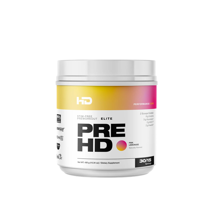 HD Muscle PreHD Elite Stimulant Free 30 Servings
