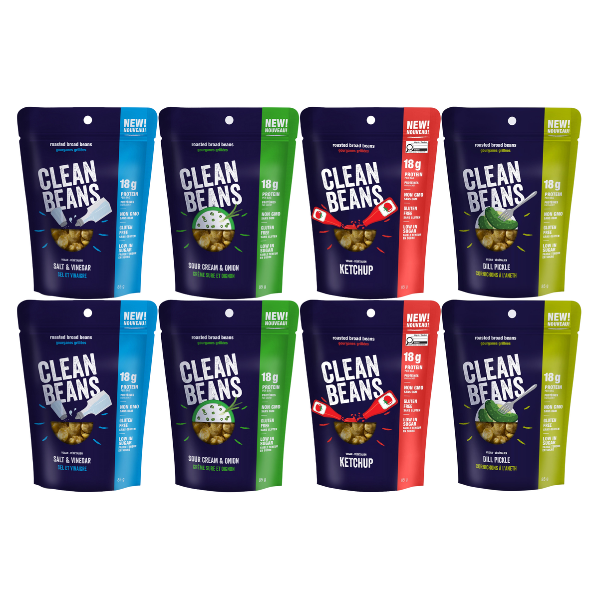 Nutraphase Clean Beans Variety Pack #2 (8 x 85g Bags)