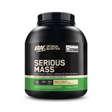 Optimum Nutrition Serious Mass supplement container on a white background