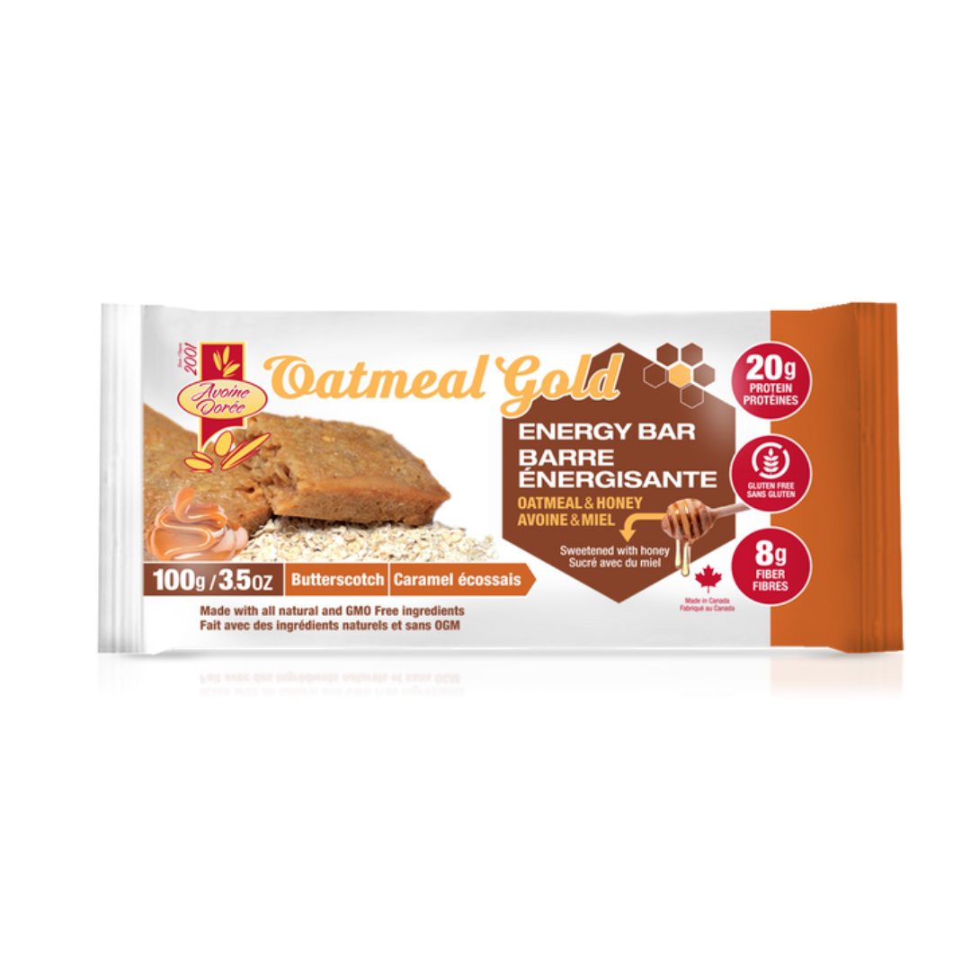 Oatmeal Gold Avoine Dorée Oatmeal & Honey Energy 100g Bar
