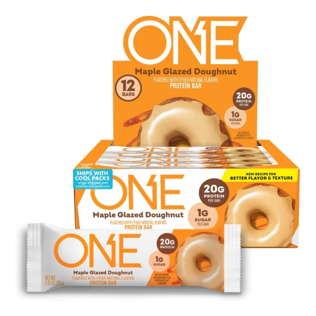 One Bar (Box of 12 Bars) Maple Donut