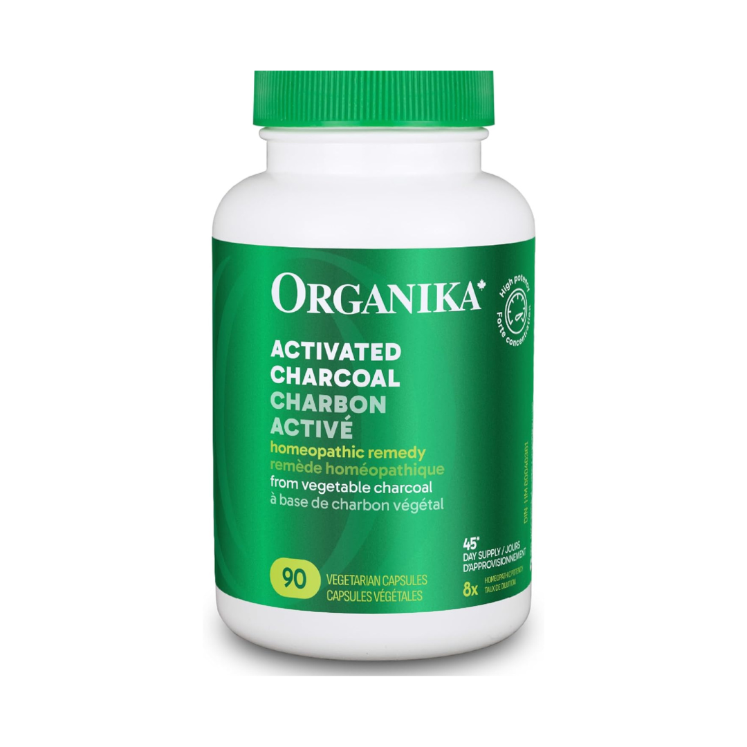 Organika Activated Charcoal Caps 90 caps