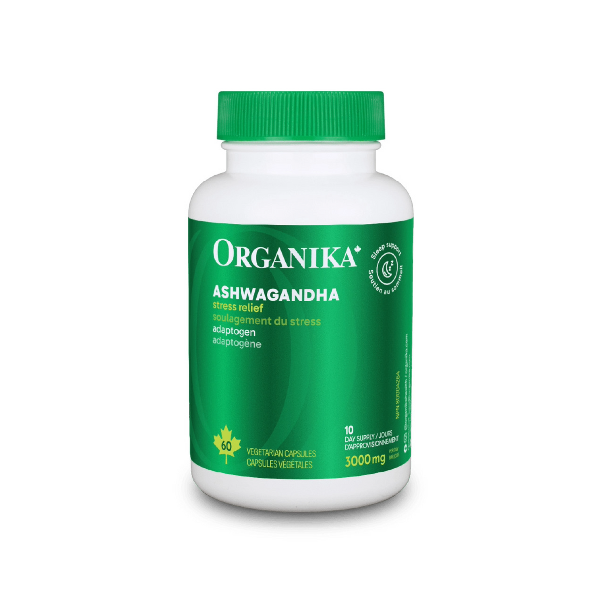 Organika Ashwagandha 500mg 60 Capsules