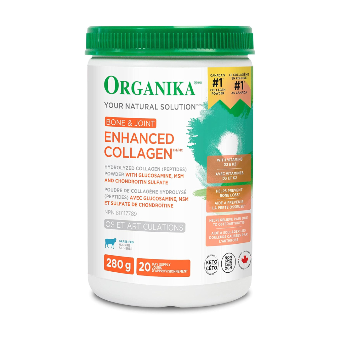 Organika Bone and Joint Enhanced Collagen 280g Unflavoured