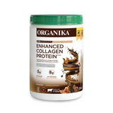 Organika Dark Chocolate Enhanced Collagen 252g Caramel Macchiato