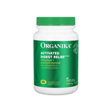 Organika Digest Relief 90 Vegetable Capsules Activated Charcoal with Ginger