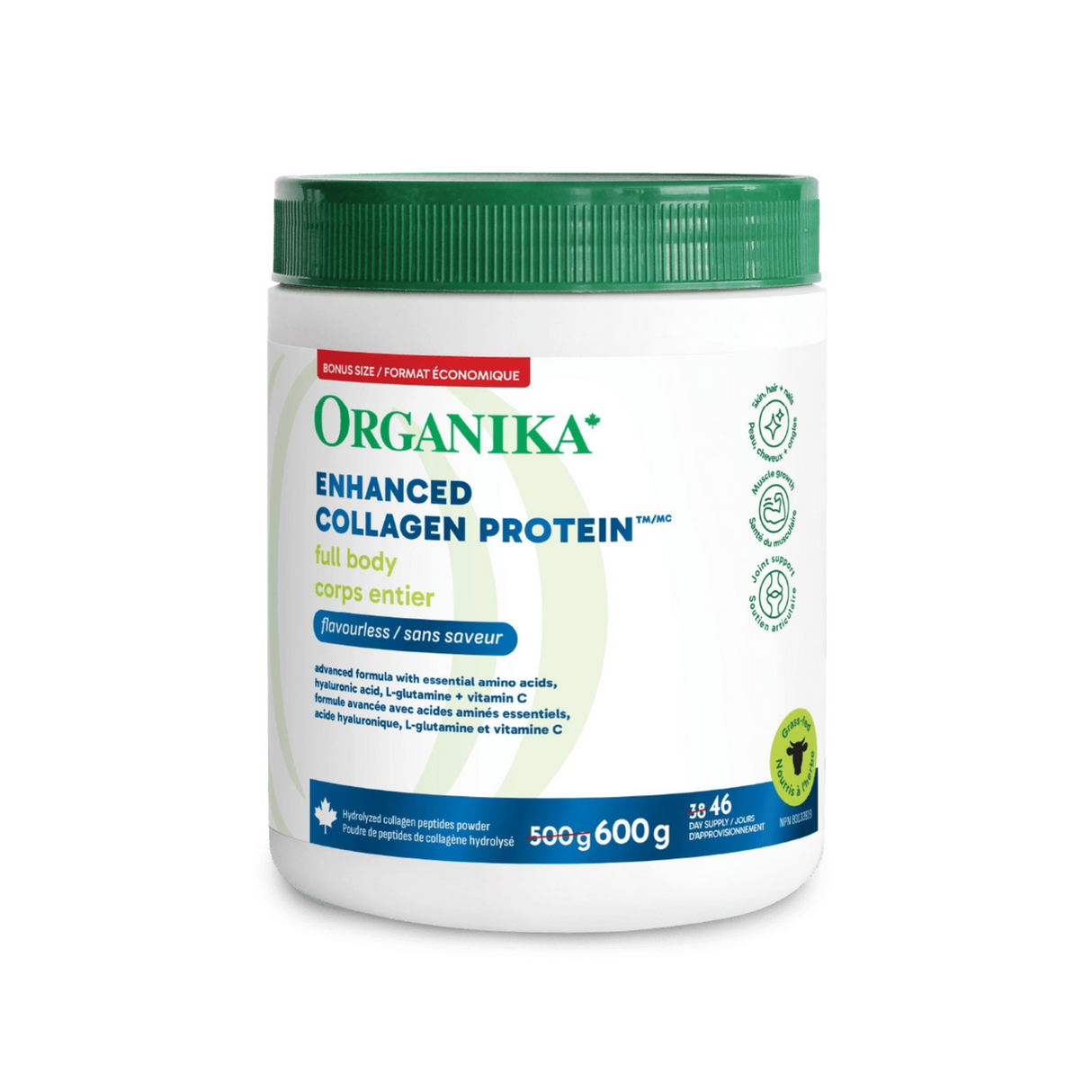 Organika Full Body Enhanced Collagen Protein 600g