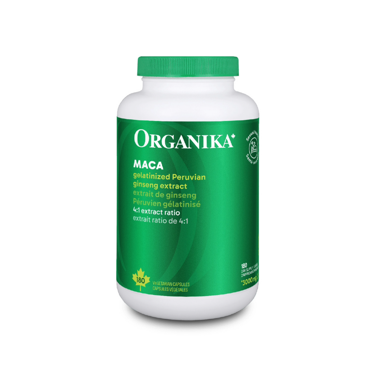 Organika Maca 750mg 180 Capsules