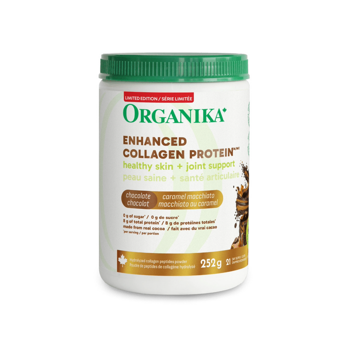 Organika Dark Chocolate Enhanced Collagen 252g