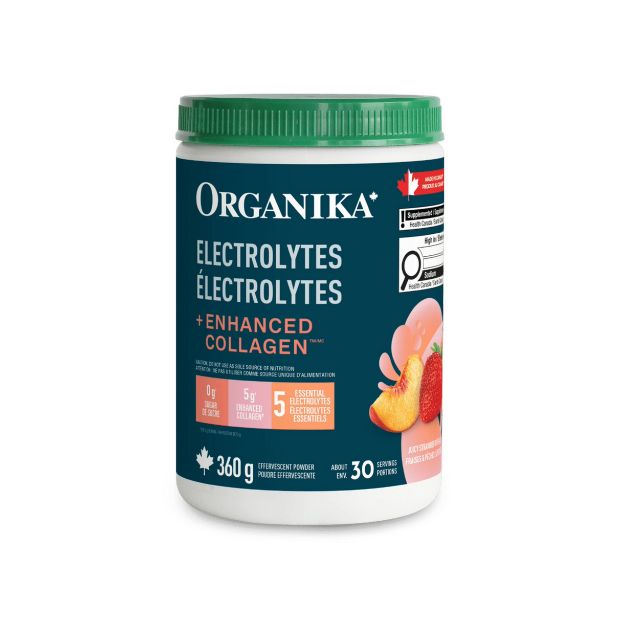 Organika Electrolytes + Enhanced Collagen 360g