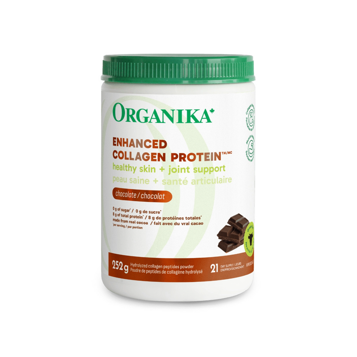 Organika Enhanced Bovine Collagen Protein 252g