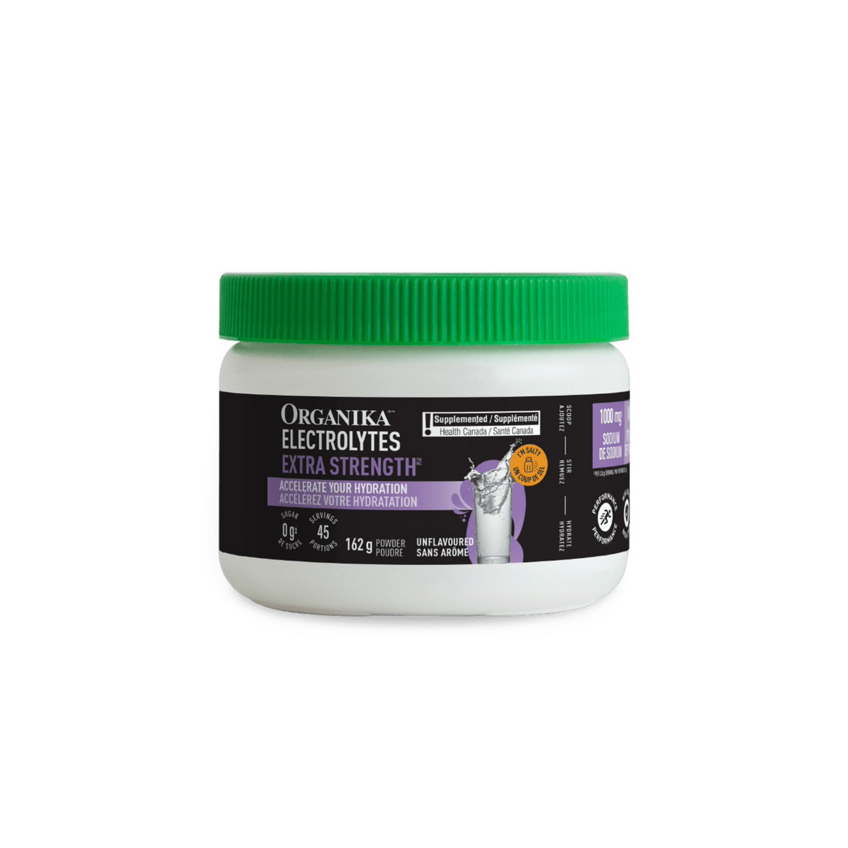 Organika Electrolytes Extra Strength 162g