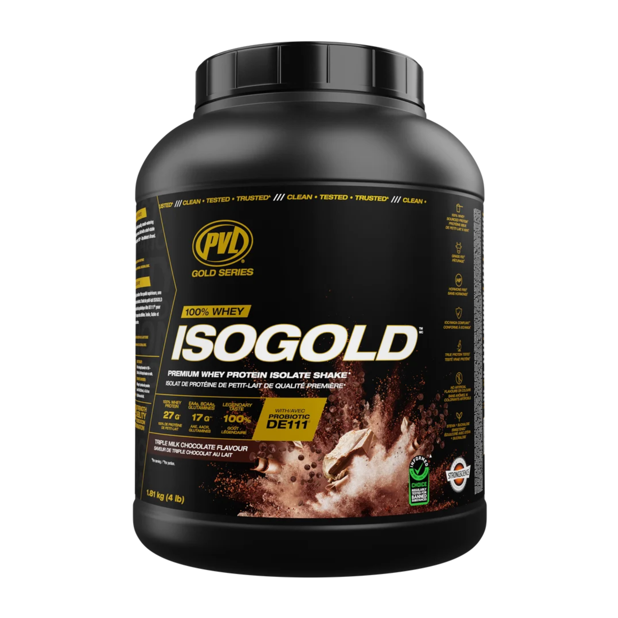 PVL Isogold (4lbs) Whey Protein Isolate
