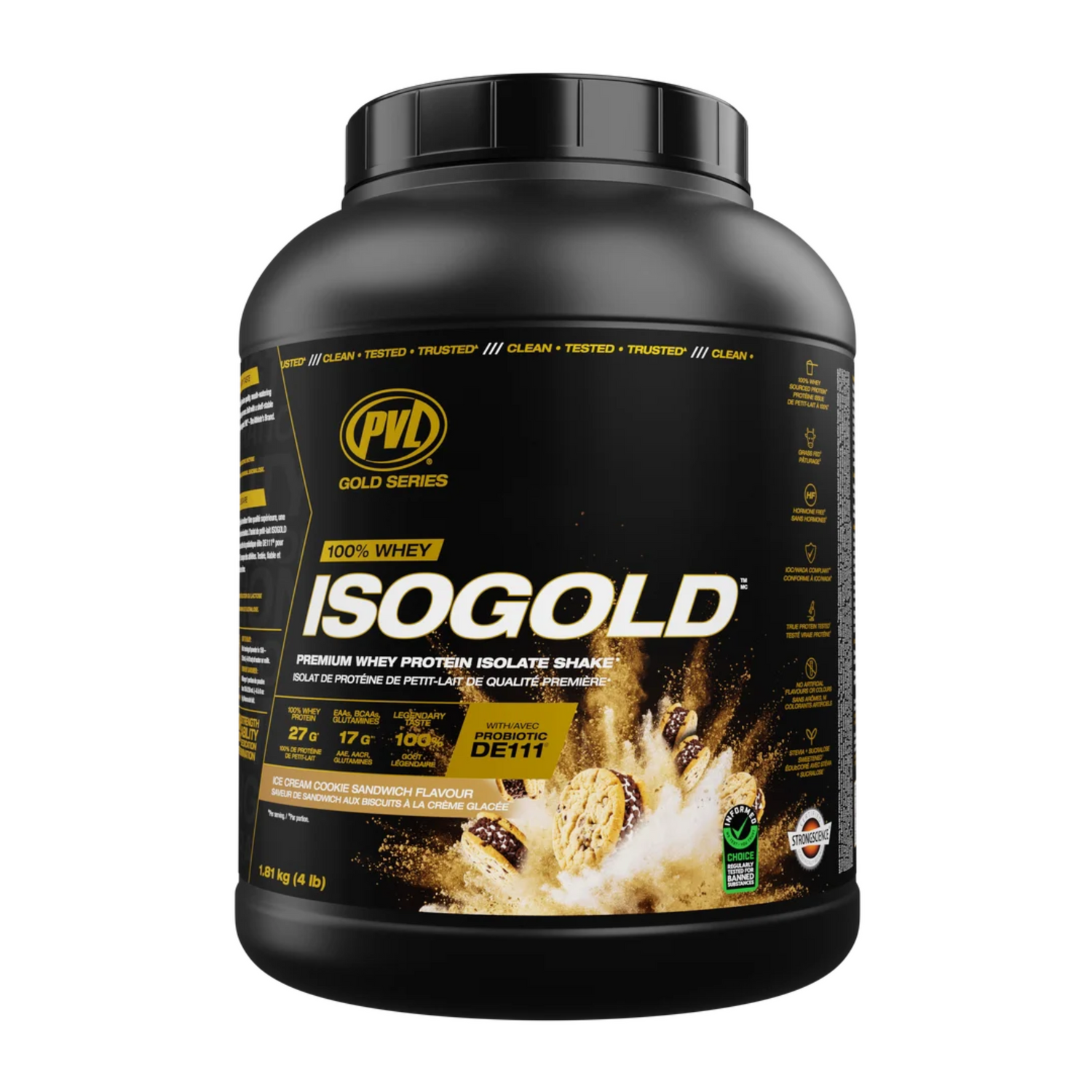 PVL Isogold (4lbs) Whey Protein Isolate