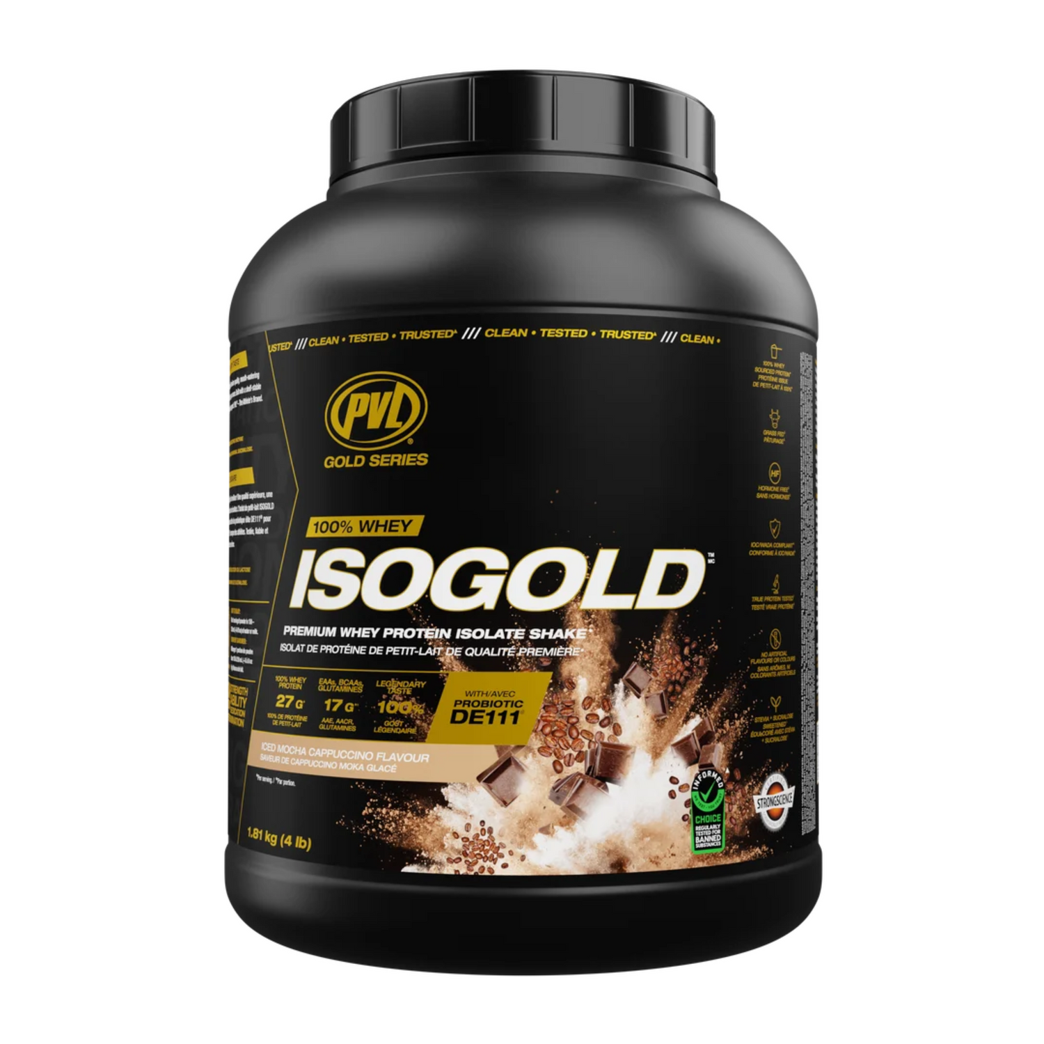 PVL Isogold (4lbs) Whey Protein Isolate